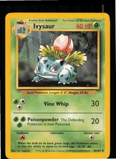 Ivysaur 30/102 Uncommon Base Set Unlimited Pokemon Lightly Played on eBay