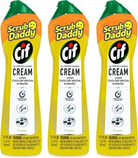 Scrub Daddy Cif Cream All Purpose Cleaner, Lemon - Multi 3 Count (Pack of 1)