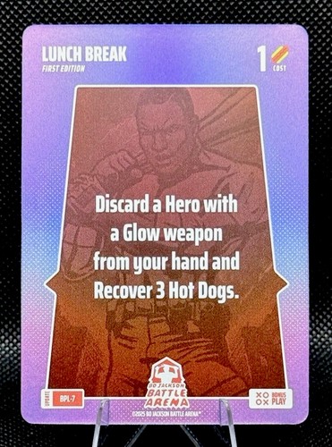 2025 Bo Jackson Battle Arena Alpha Update Play Card Foil #BPL-7 Lunch Break