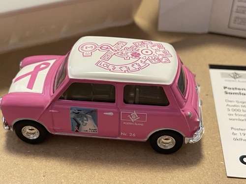 (V-209) Lledo / Corgi 1:43 Austin Mini Cooper Post Finlandia EMBALAJE ORIGINAL - Imagen 6 de 9