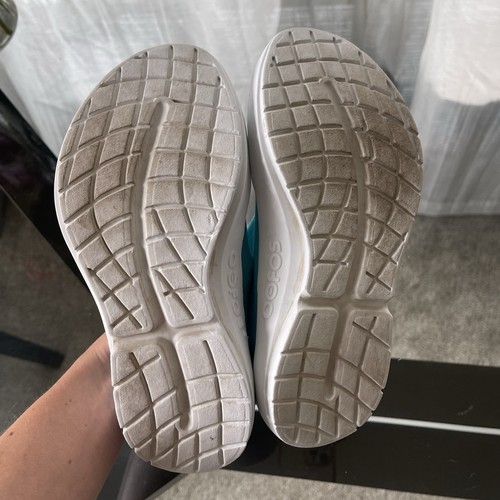 OOFOS OOmg Eezee scarpa bassa blu slip on sneaker donna 7 comode - Foto 3 di 7