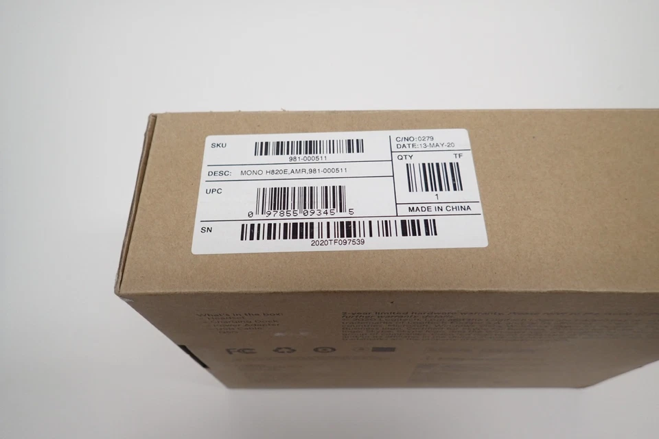 Auriculares estéreo inalámbricos Logitech Dual H820e con micrófono con cancelación de ruido Foto 2 de 3