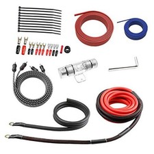 Car Audio Cable Amp Wiring Kit - 20ft 4 Gauge Power Cable Amplifier Install