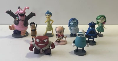 Disney Inside Out Figures Lot PVC Figures Cake Toppers Mini Set Lot of 9 (B) - Bild 1 von 4