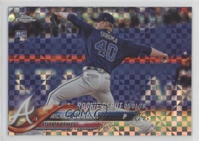 2018 Chrome Update Target Exclusive X-Fractor 97/99 Michael Soroka Rookie RC 7eo