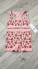 Crop Top + Shorts Set Girls 6-8 Years Brand New With Tags