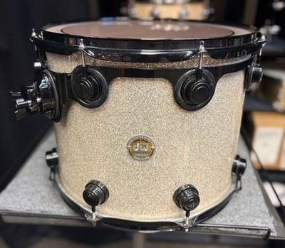 DW Used Collector's Maple 15 in. Broken Glass Tom w/ Black Hardware