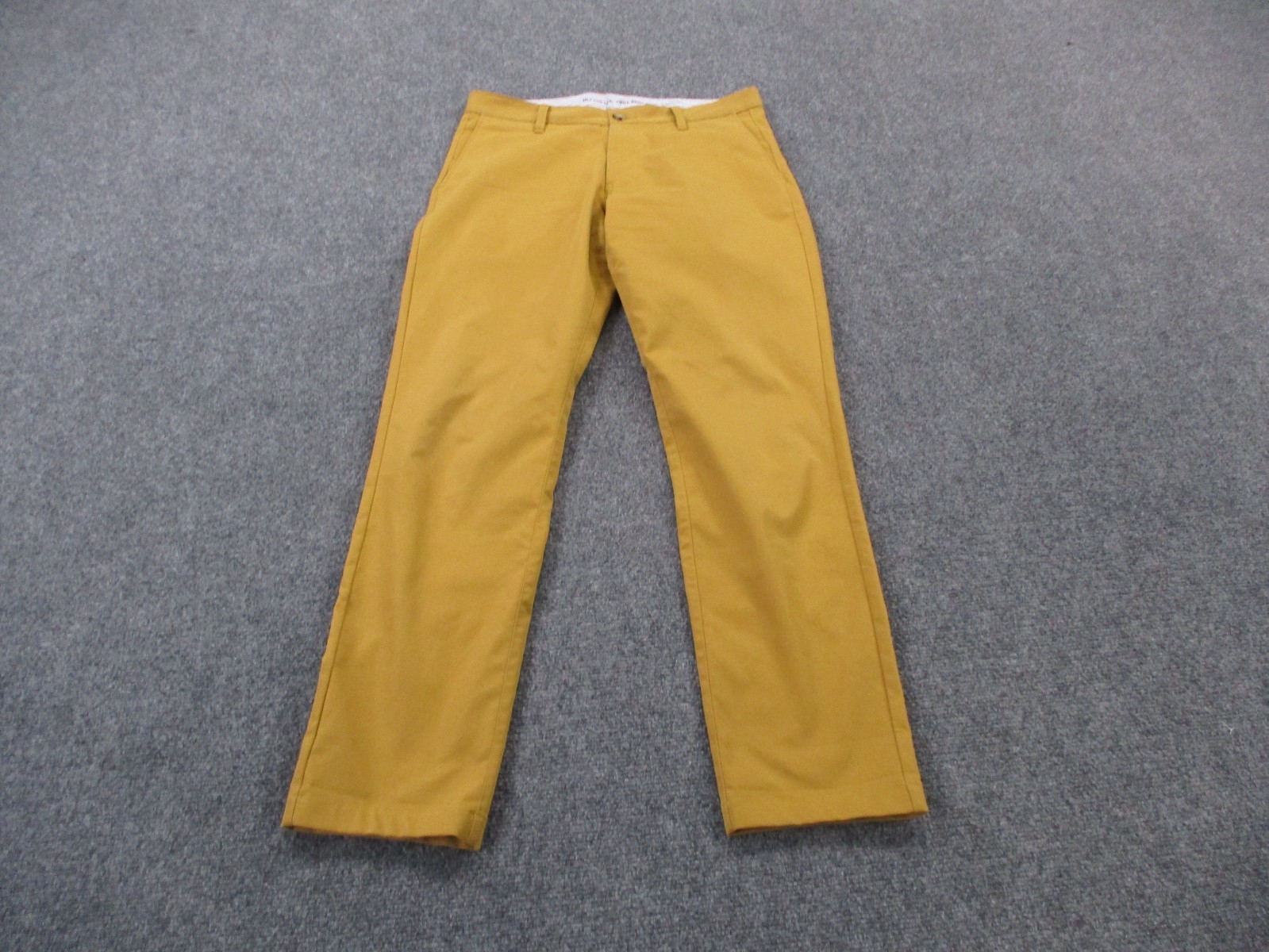 Rhone Pants Mens 30 Yellow Chino Performance Golf Outdoors Preppy Business Dress