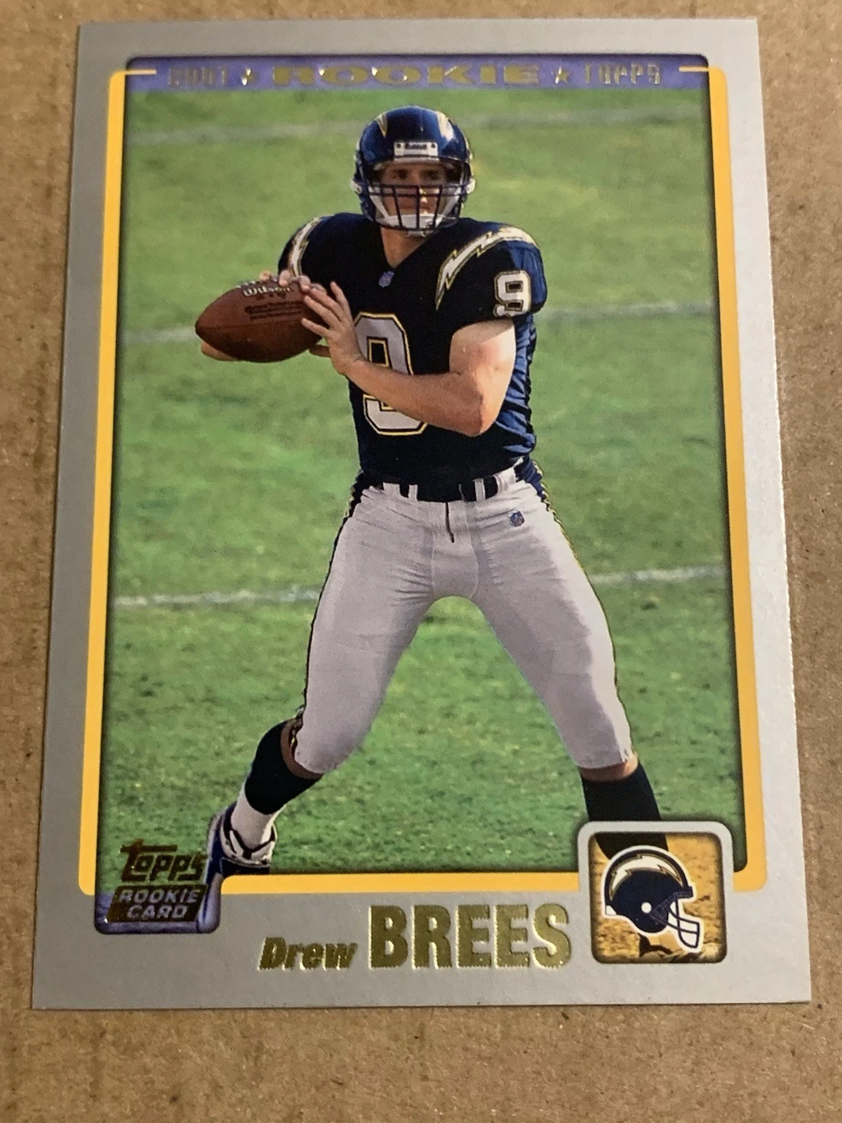 Drew Brees trading card