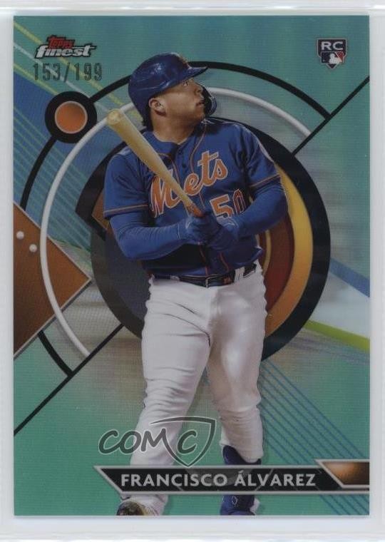 2023 Topps Finest Aqua Refractor 153/199 Francisco Alvarez Álvarez #86 0u56
