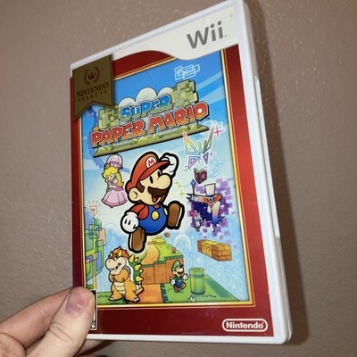 Super Paper Mario Nintendo Selects Edition (Nintendo Wii) CIB/Complete Tested!