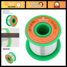 Lead-Free Solder Wire 0.8mm 100g - Fine Gauge Rosin Flux Core for Electronics