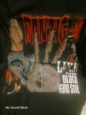 Danzig LIVE ON BLACK HAND SIDE 2001 Tour Shirt XL Punk Misfits Heavy Metal RARE
