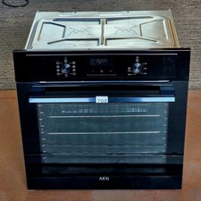 Image of AEG 3000 Series BEX335011B Built-In Single Electric Oven Black Glass