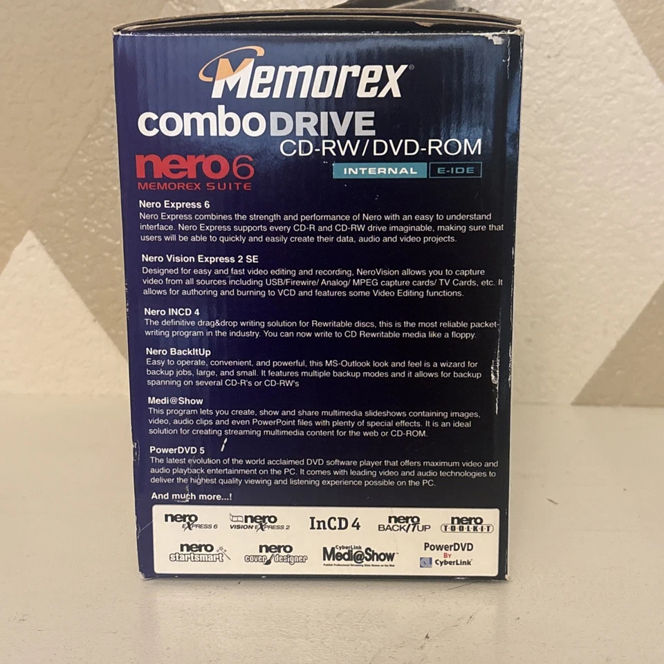 Memorex Combo Ultra Speed Recorder CD-RW/DVD-Rom Nero 6 - Image 3 of 4