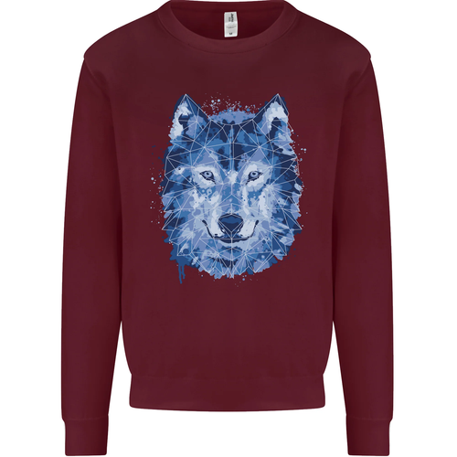 A Polygon Wolf Kids Sweatshirt Jumper - Picture 36 of 92