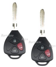 2 Replacement Remote Control Car Key Fob Fit 2015 2016 2017 2018 Toyota Yaris