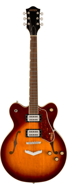 Gretsch G2622 Streamliner с V-образным хвостовиком, звукоснимателями Broad Tron BT-3S, Forge Glo