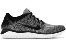 Nike Free RN 2018 FK Flyknit Oreo Grey White Black 942838-101 sz 7.5 Men's Run