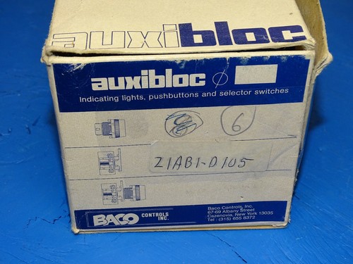 BACO Controls Auxibloc Z1 Socket Switch 127V AC Type 22 mm - 30mm - pilot light - Picture 3 of 8