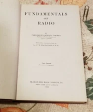 1938 FUNDAMENTALS OF RADIO Oscillators Tubes TELEVISION Frederick Terman McGraw