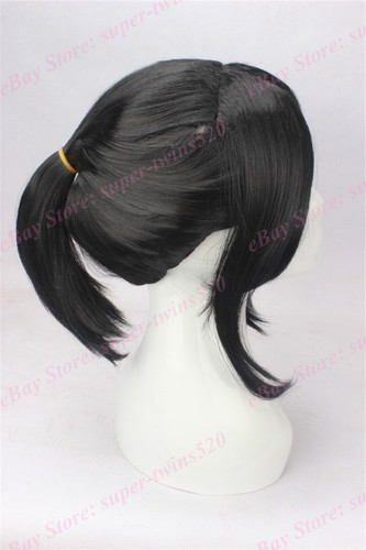 Black Hair Cosplay Wig with High Ponytail Anime Movie Wig by yukimura chiduru ~~ - Picture 15 of 35