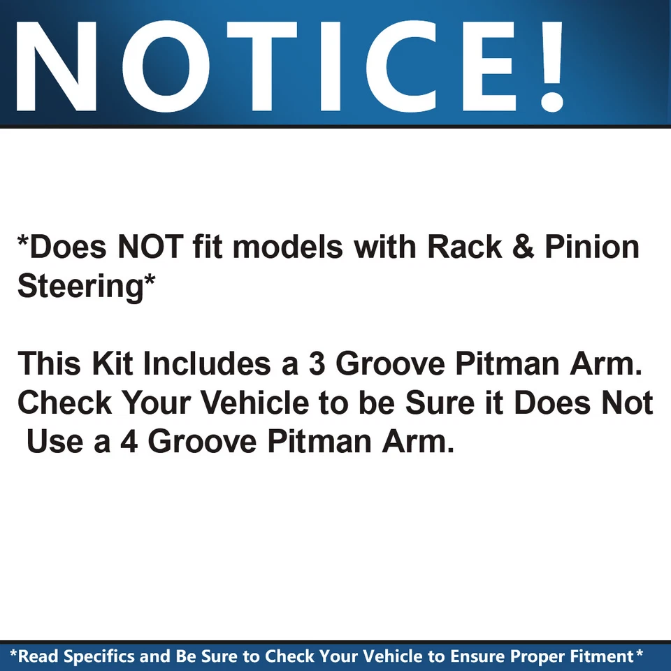 Front Steering 3 Grooves Pitman Idler Arm for Chevy Suburban GMC Sierra 2500 H2 - Изображение 2 из 4