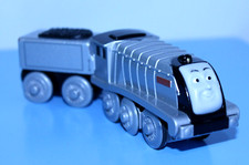 Spencer - Thomas Diecast Motorized Battery Operated Wooden Railway Trains WORKS 