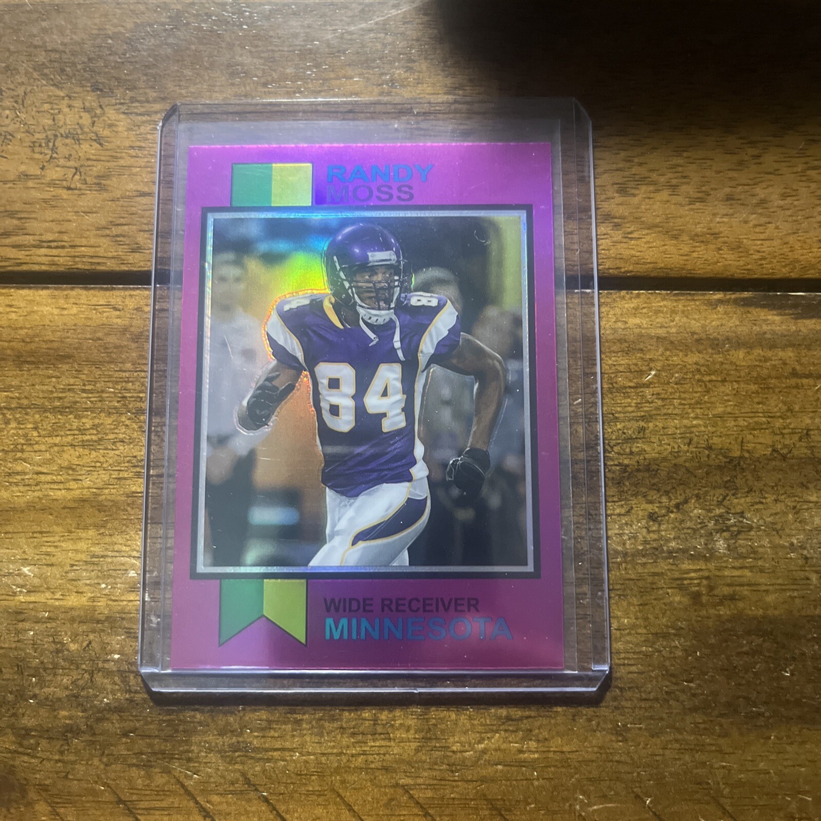 2023 Topps Composit| Randy Moss #1973-17 Pink Refractor  Vikings