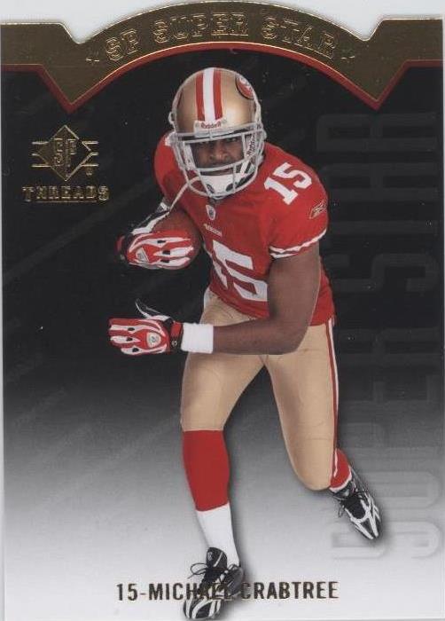 2009 SP Threads Michael Crabtree #AP1 - 1 of 2