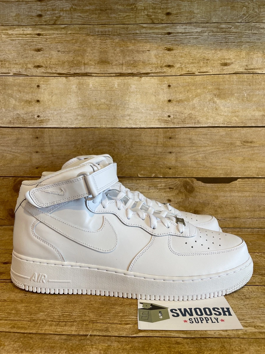 Nike air force shop 1 high triple white