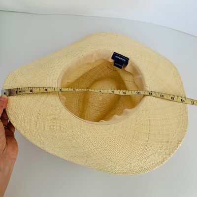 Revolve Hat Attack Panama Hat in Natural & Bone Beach Vacation Cruise Summer Revolve Hat Attack Panama Hat in Natural & Bone Beach  main image 3