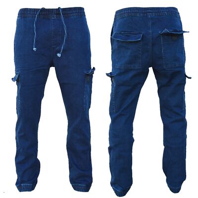 Herren Jeans Hose Regular Cargohose    Freizeithose  Arbeit Cargo Pant