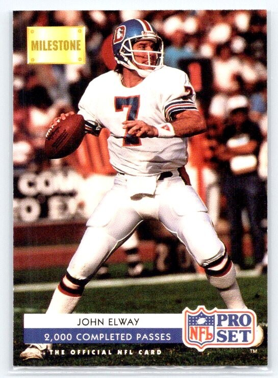 1992 Pro Set - Milestone #25 John Elway