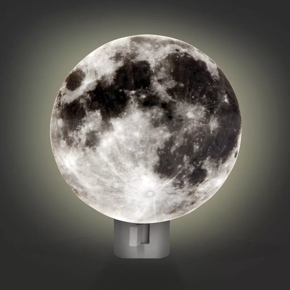 Moon night light plug cheap in
