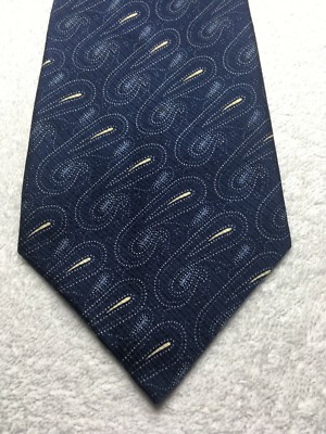 NAUTICA MENS TIE BLUE WITH BEIGE 4 X 60