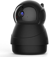 Fixed Detection, Pet Camera, 1080P 2.4Ghz WiFi Camera for Home Security, Black 