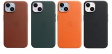 Genuine Original OEM Apple iPhone 14 Leather Case Skin Cover W/MagSafe - Colors