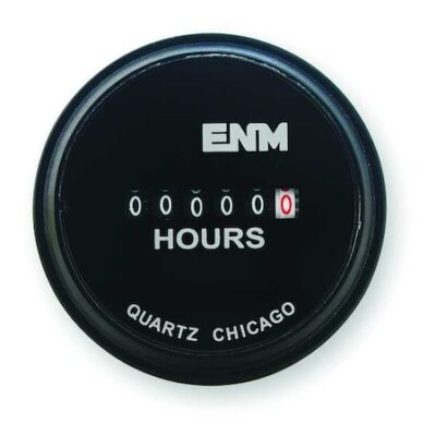 Enm T40a45 Dc Hour Meter,Electrical,2.31 In,Round