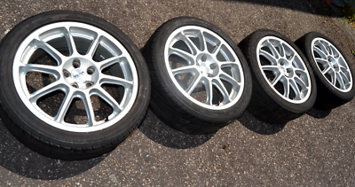 OZ Prodrive P1 Subaru STI Wheels Rims Tires 17” 5x100 Rare JDM WRX