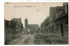 CPA Carte Postale Belgique-Zonnebeke- Yperstraat 1922-VM29819
