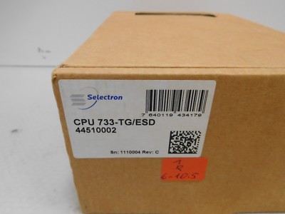 Selectron CPU 733-TG/ESD, 44510002, Rev. C, Original Packaging!