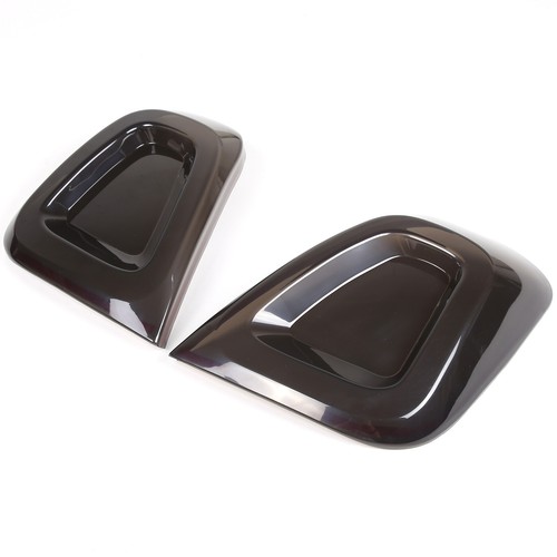 Smoked Black Rear Tail Light Guard Decor Cover Trim Bezels For Fiat 500 2016-24 - Picture 13 of 19