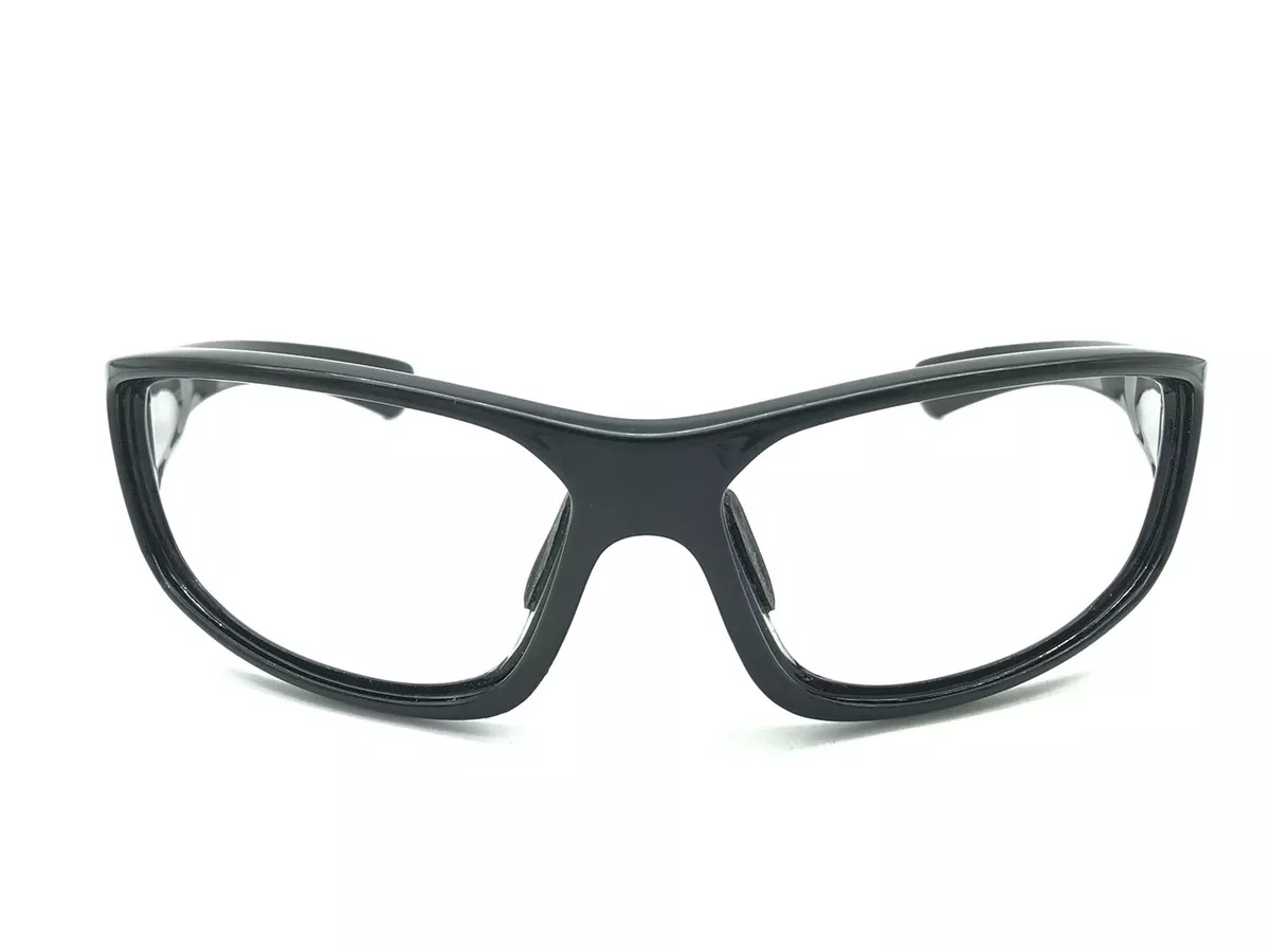 SUNCLOUD PURSUIT Polished Black Rectangular Wrap Sunglasses Frames