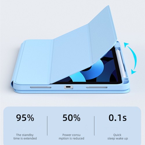 Smart Stand Case For iPad 5 6 7 8 9 10th Gen Pro Air Rotatable Detachable Cover - Picture 5 of 24