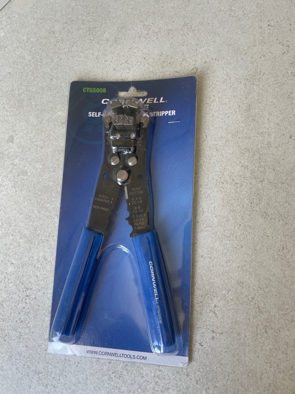 Cornwell tools CTG5008 self adjusting wire stripper wire cutter and