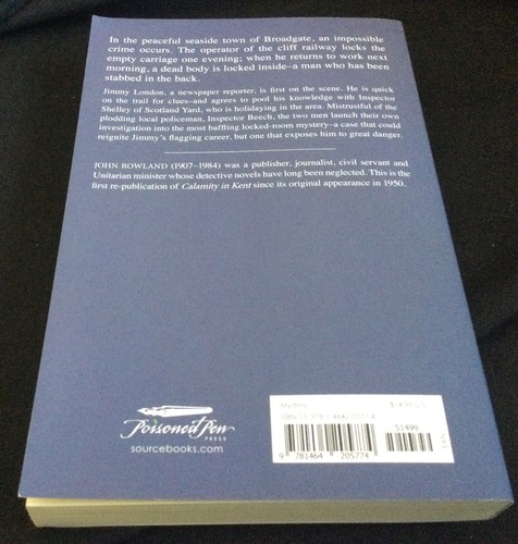 Calamity in Kent by John Rowland (2016 Trade PB) - Picture 3 of 3