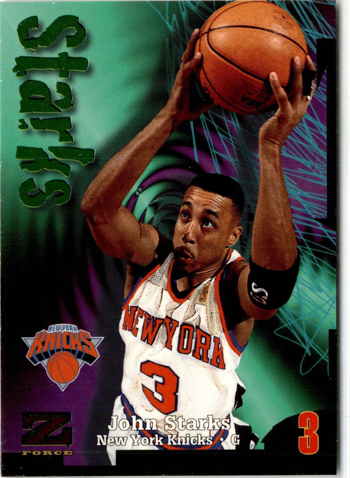 1997-98 SkyBox Z-Force #178 John Starks