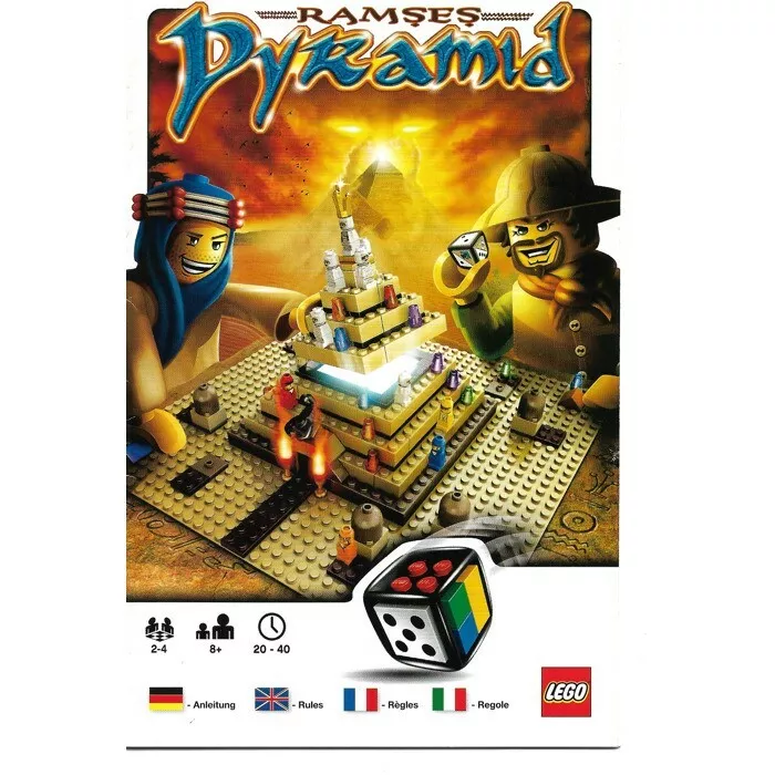 Rettsmedicin forvridning trappe Lego Ramses #3843 Pyramid Board Game Used Complete With Instructions | eBay