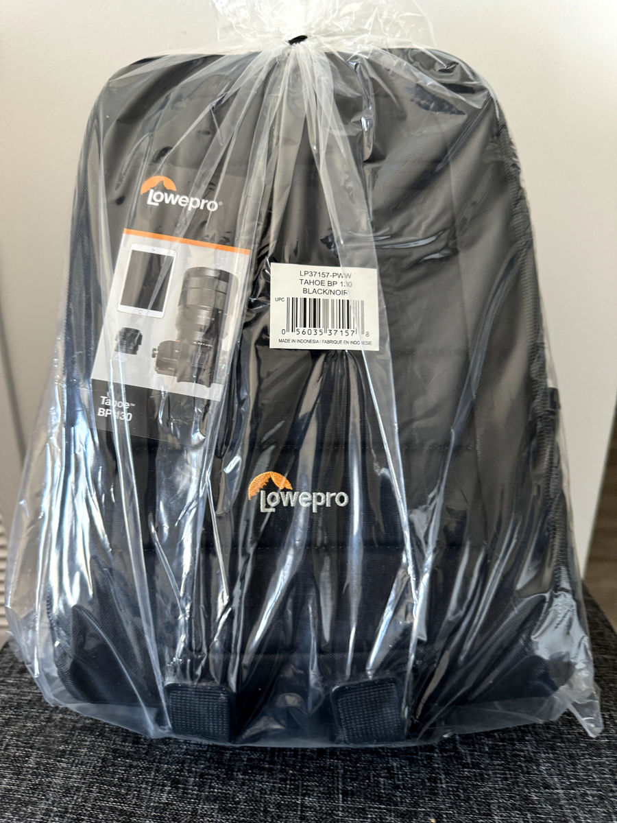 Brand New LowePro Tahoe BP 130 DSLR Camera Backpack Black